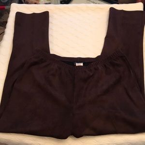 EUC Slinky Brand faux suede pants